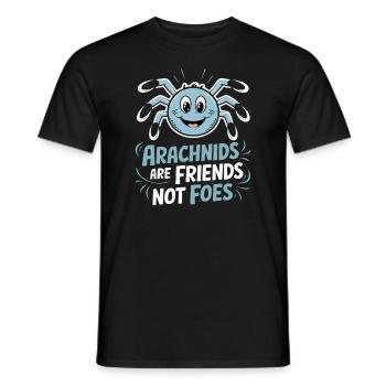 Pet Spider, Tarantula, Spider Lover - Men's T-Shirt - black - Front - AI Model Male 178 light (178cm)