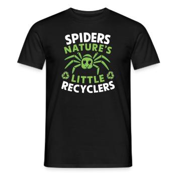 Pet Spider, Tarantula, Spider Lover - Men's T-Shirt - black - Front - AI Model Male 178 light (178cm)