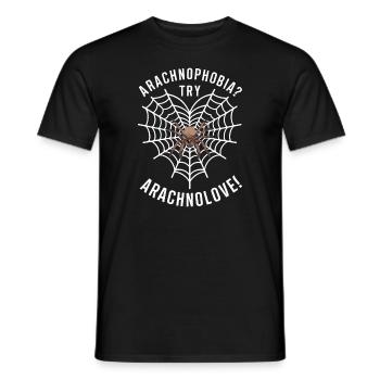 Pet Spider, Tarantula, Spider Lover - Men's T-Shirt - black - Front - AI Model Male 178 light (178cm)