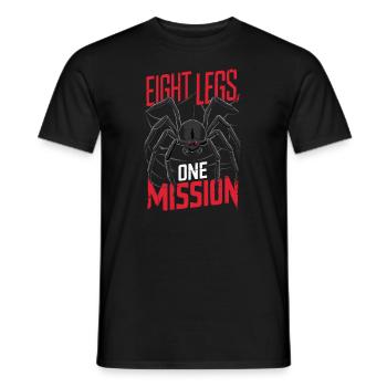 Pet Spider, Tarantula, Spider Lover - Men's T-Shirt - black - Front - AI Model Male 178 light (178cm)