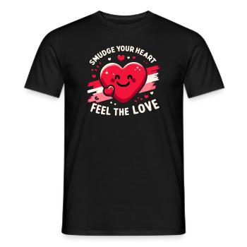 Smudge Sage Feder Spirituelle Hexerei Meditieren - Männer T-Shirt - Schwarz - Vorne - AI Model Male 178 light (178cm)