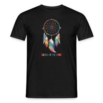 Dream Catcher Bohemian Spiritual Dreamcatcher - Männer T-Shirt - Schwarz - Vorne - AI Model Male 178 light (178cm)