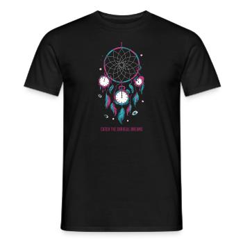 Dream Catcher Bohemian Spiritual Dreamcatcher - Männer T-Shirt - Schwarz - Vorne - AI Model Male 178 light (178cm)