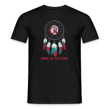 Dream Catcher Bohemian Spiritual Dreamcatcher - Männer T-Shirt - Schwarz - Vorne - AI Model Male 178 light (178cm)