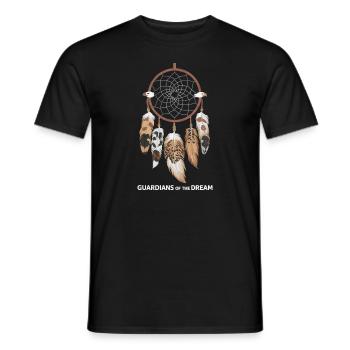 Dream Catcher Bohemian Spiritual Dreamcatcher - Männer T-Shirt - Schwarz - Vorne - AI Model Male 178 light (178cm)