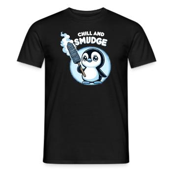 Smudge Sage Feder Spirituelle Hexerei Meditieren - Männer T-Shirt - Schwarz - Vorne - AI Model Male 178 light (178cm)