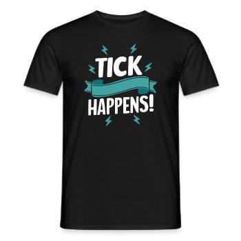 Tourette's Syndrome Awareness Neurodiverse - Men's T-Shirt - black - Front - AI Model Male 178 light (178cm)