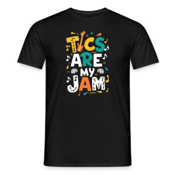 Tourette's Syndrome Awareness Neurodiverse - Men's T-Shirt - black - Front - AI Model Male 178 light (178cm)