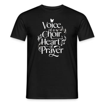 Musique chorale Chant religieux Musique confessionnelle - T-shirt homme - noir - Devant - AI Model Male 178 light (178cm)