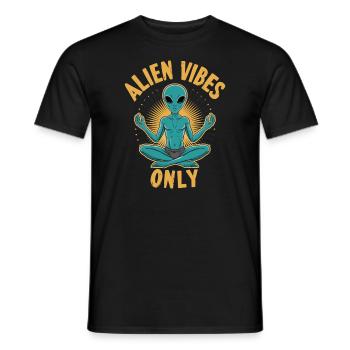 méditation, pleine conscience, relaxation et - T-shirt homme - noir - Devant - AI Model Male 178 light (178cm)