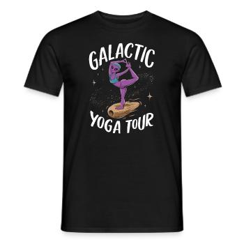 méditation, pleine conscience, relaxation et - T-shirt homme - noir - Devant - AI Model Male 178 light (178cm)
