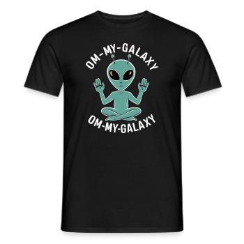 méditation, pleine conscience, relaxation et - T-shirt homme - noir - Devant - AI Model Male 178 light (178cm)
