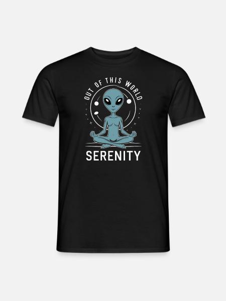 meditation, mindfulness, relaxation and - Men's T-Shirt - black