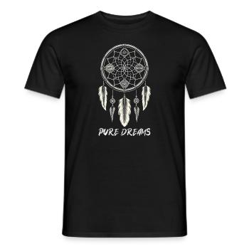 Dream Catcher Bohemian Spiritual Dreamcatcher - Männer T-Shirt - Schwarz - Vorne - AI Model Male 178 light (178cm)