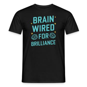 Tourette's Syndrome Awareness Neurodiverse - Men's T-Shirt - black - Front - AI Model Male 178 light (178cm)