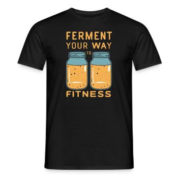 Vorteile Von Kombucha Für Brewer Maker Tea Lover - Männer T-Shirt - Schwarz - Vorne - AI Model Male 178 light (178cm)