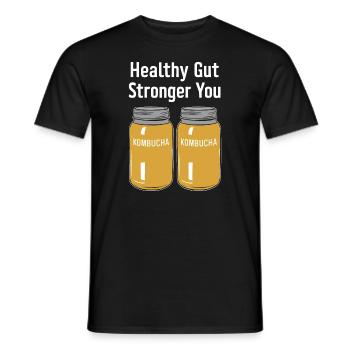 Vorteile Von Kombucha Für Brewer Maker Tea Lover - Männer T-Shirt - Schwarz - Vorne - AI Model Male 178 light (178cm)