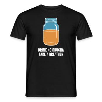 Vorteile Von Kombucha Für Brewer Maker Tea Lover - Männer T-Shirt - Schwarz - Vorne - AI Model Male 178 light (178cm)