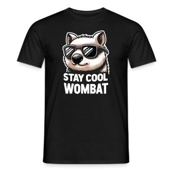 Se sentir Wombat-Tastic aujourd’hui - Wombat drôle - T-shirt homme - noir - Devant - AI Model Male 178 light (178cm)