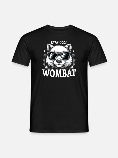 Feeling Wombat-Tastic Today - Funny Wombat - Men's T-Shirt - black