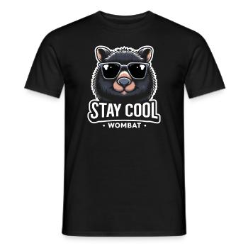 Se sentir Wombat-Tastic aujourd’hui - Wombat drôle - T-shirt homme - noir - Devant - AI Model Male 178 light (178cm)