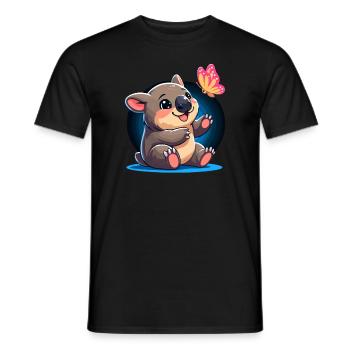 Se sentir Wombat-Tastic aujourd’hui - Wombat drôle - T-shirt homme - noir - Devant - AI Model Male 178 light (178cm)