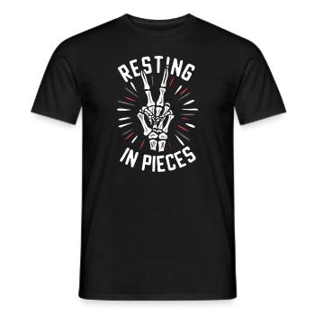 Renouveau de l’emo et mode alternative pour les enfants de la scène - T-shirt homme - noir - Devant - AI Model Male 178 light (178cm)