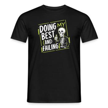 Renouveau de l’emo et mode alternative pour les enfants de la scène - T-shirt homme - noir - Devant - AI Model Male 178 light (178cm)