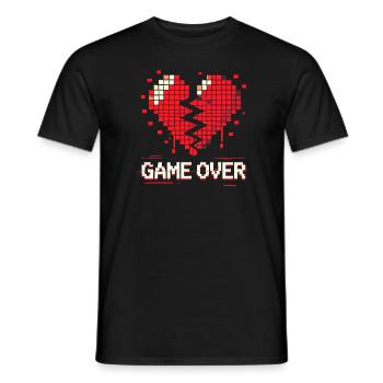 Gaming Emo Retro Games Pixel Art Goth Aesthetic - Men's T-Shirt - black - Front - AI Model Male 178 light (178cm)