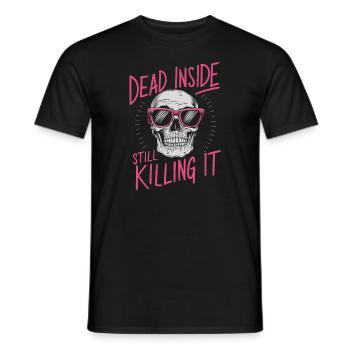 Revival emo et mode alternative pour Scene Kids - T-shirt homme - noir - Devant - AI Model Male 178 light (178cm)