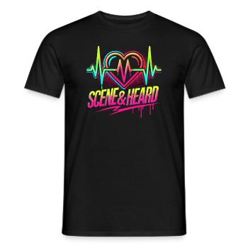 Revival emo et mode alternative pour Scene Kids - T-shirt homme - noir - Devant - AI Model Male 178 light (178cm)