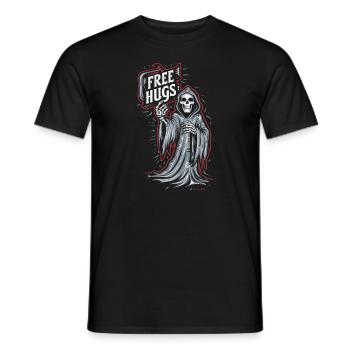 Revival emo et mode alternative pour Scene Kids - T-shirt homme - noir - Devant - AI Model Male 178 light (178cm)