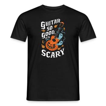 Musical, Pumpkin, Autumn, Vibes, Spooky - Men's T-Shirt - black - Front - AI Model Male 178 light (178cm)