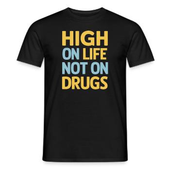 Genesung Nach Alkoholabhängigkeit Nüchternheit Aa - Männer T-Shirt - Schwarz - Vorne - AI Model Male 178 light (178cm)