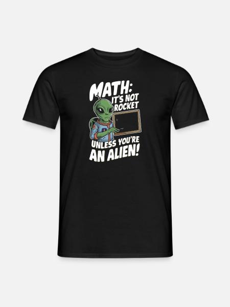Lehrerleben Extraterrestrisches Sci-Fi Abenteuer - Männer T-Shirt - Schwarz