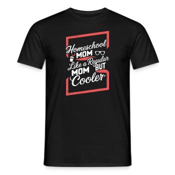 Homeschool Mom Dad Family Life Community Journey - Men's T-Shirt - black - Front - AI Model Male 178 light (178cm)