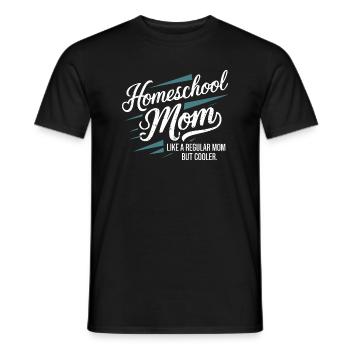 Homeschool Mom Dad Family Life Community Journey - Men's T-Shirt - black - Front - AI Model Male 178 light (178cm)
