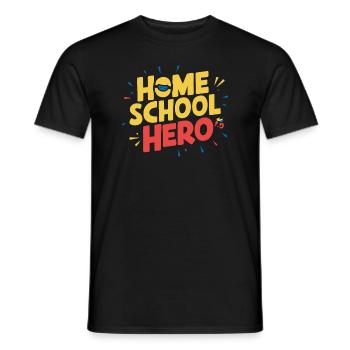 Homeschool Mom Dad Family Life Community Journey - Männer T-Shirt - Schwarz - Vorne - AI Model Male 178 light (178cm)