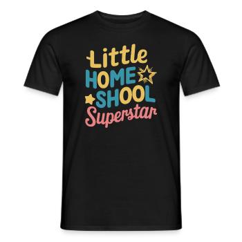 Homeschool Mom Dad Family Life Community Journey - Männer T-Shirt - Schwarz - Vorne - AI Model Male 178 light (178cm)
