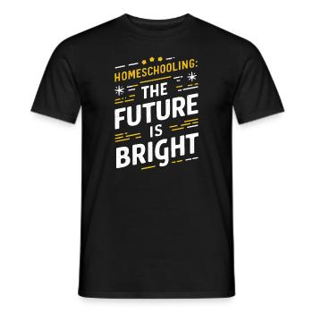 Homeschool Mom Dad Family Life Community Journey - Men's T-Shirt - black - Front - AI Model Male 178 light (178cm)
