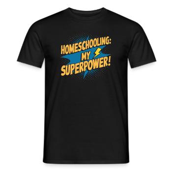 Homeschool Mom Dad Family Life Community Journey - Männer T-Shirt - Schwarz - Vorne - AI Model Male 178 light (178cm)