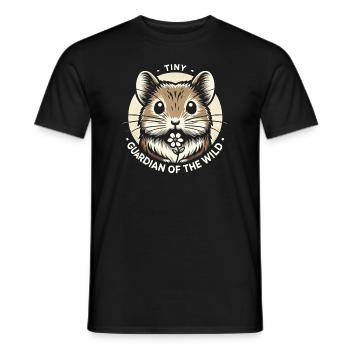 Design américain Pika Lover pour Pika - T-shirt homme - noir - Devant - AI Model Male 178 light (178cm)
