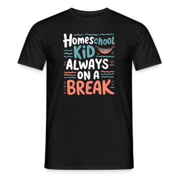 Homeschool Mom Dad Family Life Community Journey - Men's T-Shirt - black - Front - AI Model Male 178 light (178cm)