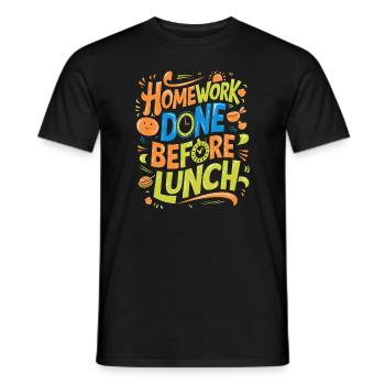 Homeschool Mom Dad Family Life Community Journey - Men's T-Shirt - black - Front - AI Model Male 178 light (178cm)