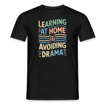 Homeschool Mom Dad Family Life Community Journey - Männer T-Shirt - Schwarz - Vorne - AI Model Male 178 light (178cm)