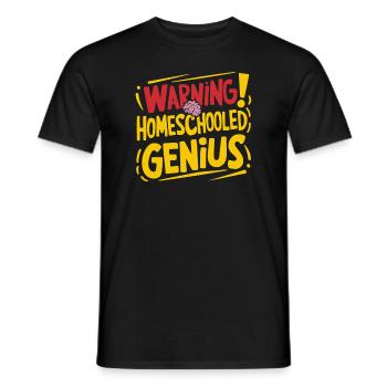 Homeschool Mom Dad Family Life Community Journey - Men's T-Shirt - black - Front - AI Model Male 178 light (178cm)