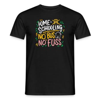 Homeschool Mom Dad Family Life Community Journey - Men's T-Shirt - black - Front - AI Model Male 178 light (178cm)