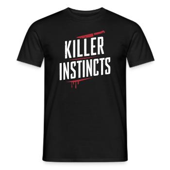 Meurtre Mystère Tenue De Dîner, Fête, Scène De Crime - T-shirt homme - noir - Devant - AI Model Male 178 light (178cm)