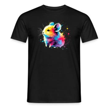 Design américain Pika Lover pour Pika - T-shirt homme - noir - Devant - AI Model Male 178 light (178cm)
