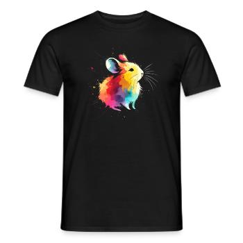 Conception d'amant américain de Pika pour Pika - T-shirt homme - noir - Devant - AI Model Male 178 light (178cm)